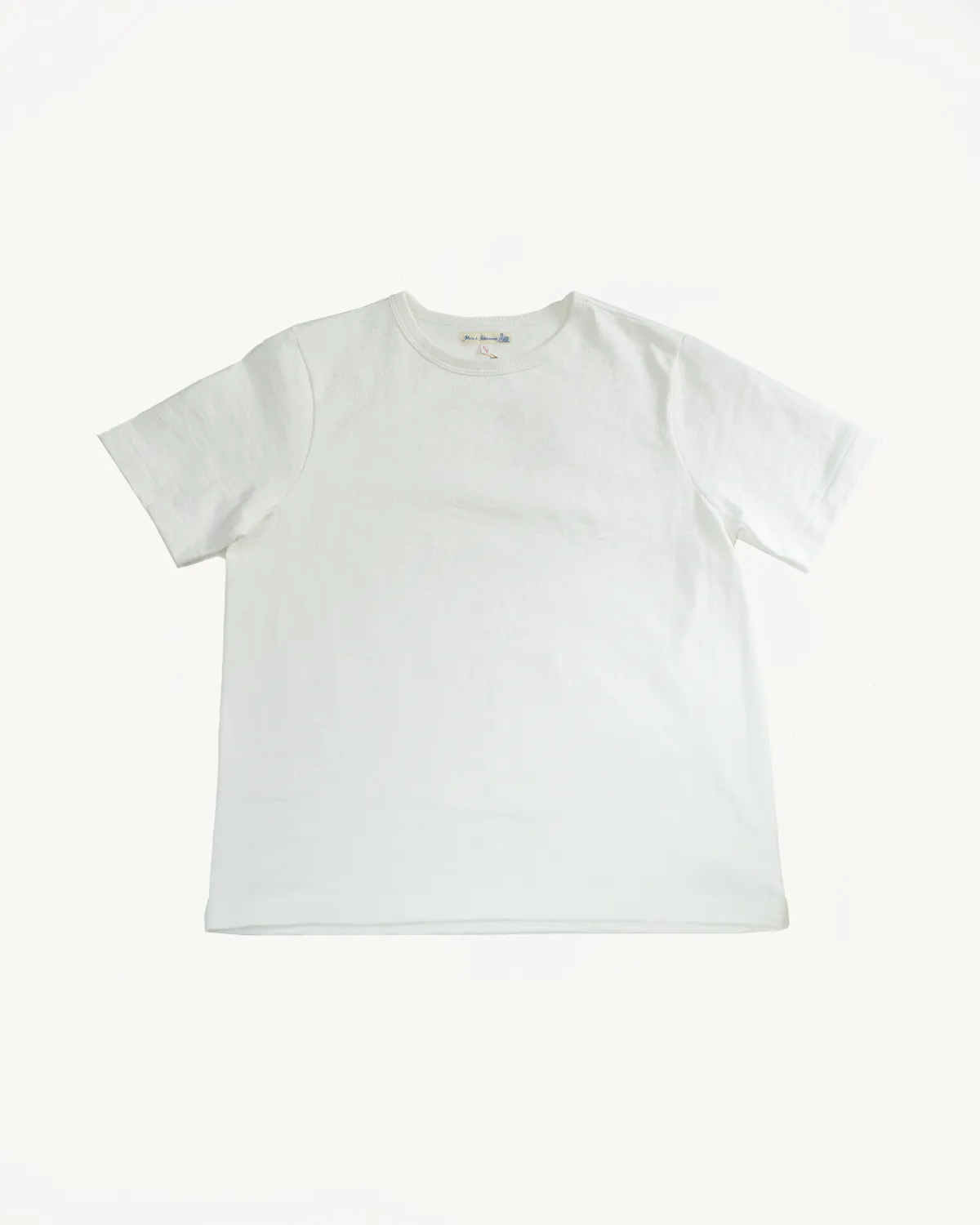 2S14.01 - 13.4oz Loopwheeled Heavy T-Shirt Relaxed Fit - White