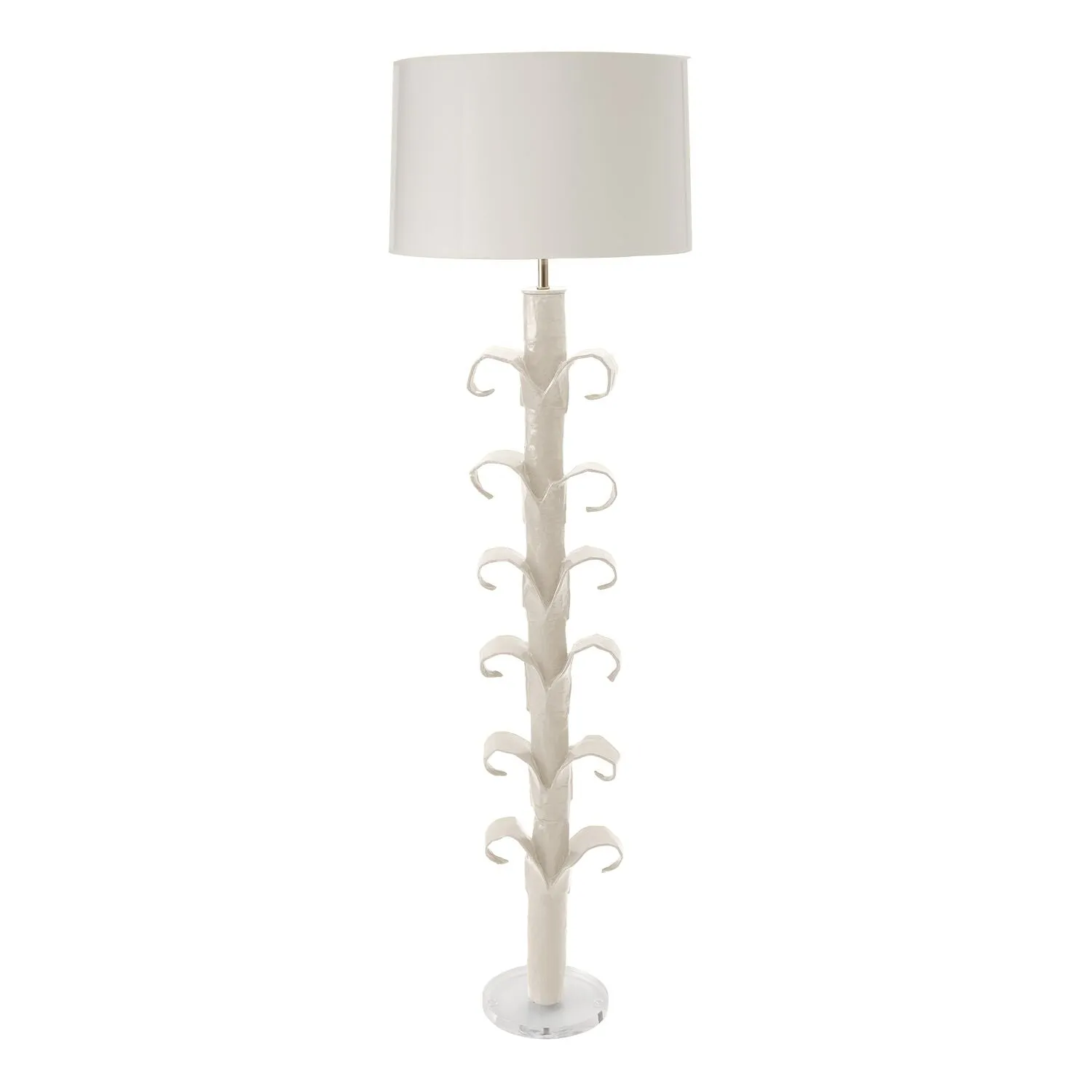 Aly Leaf Floor Lamp in Green