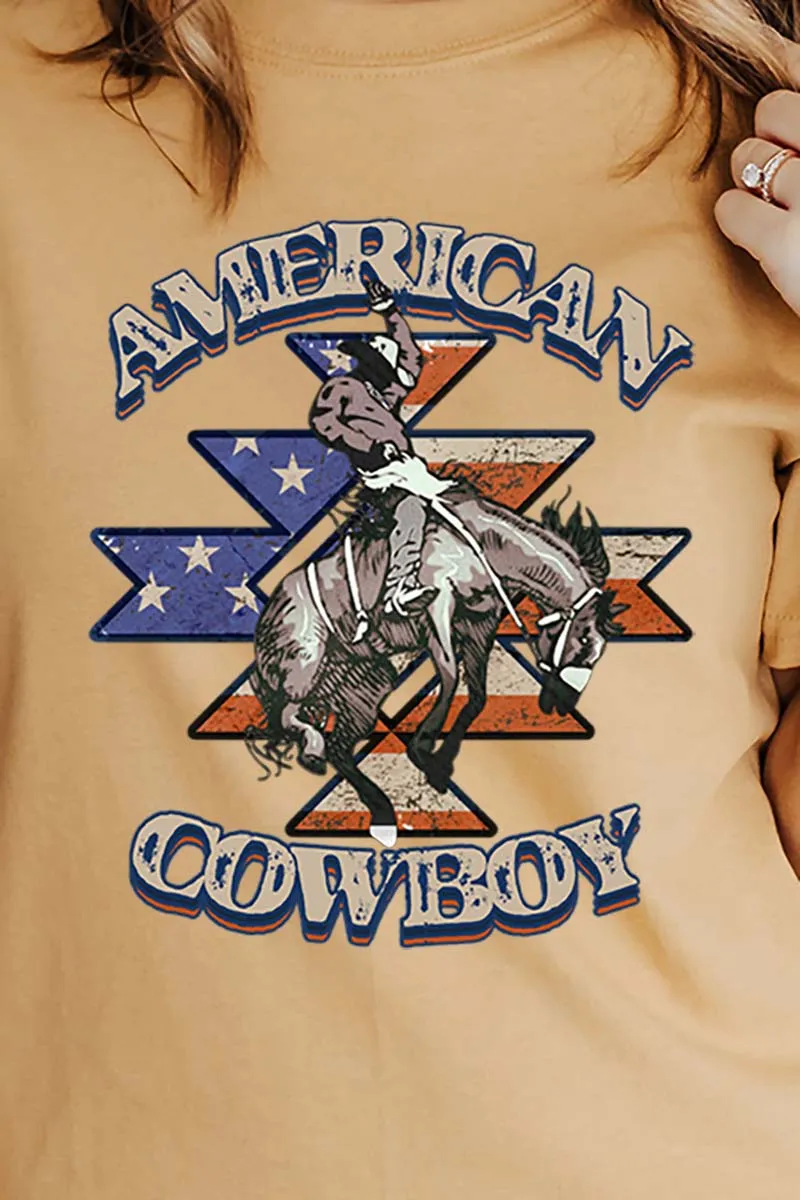 American Cowboy Short Sleeve Relaxed Fit T-Shirt