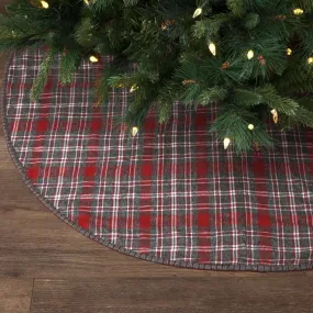 Anderson Plaid Christmas Tree Skirt 48 VHC Brands