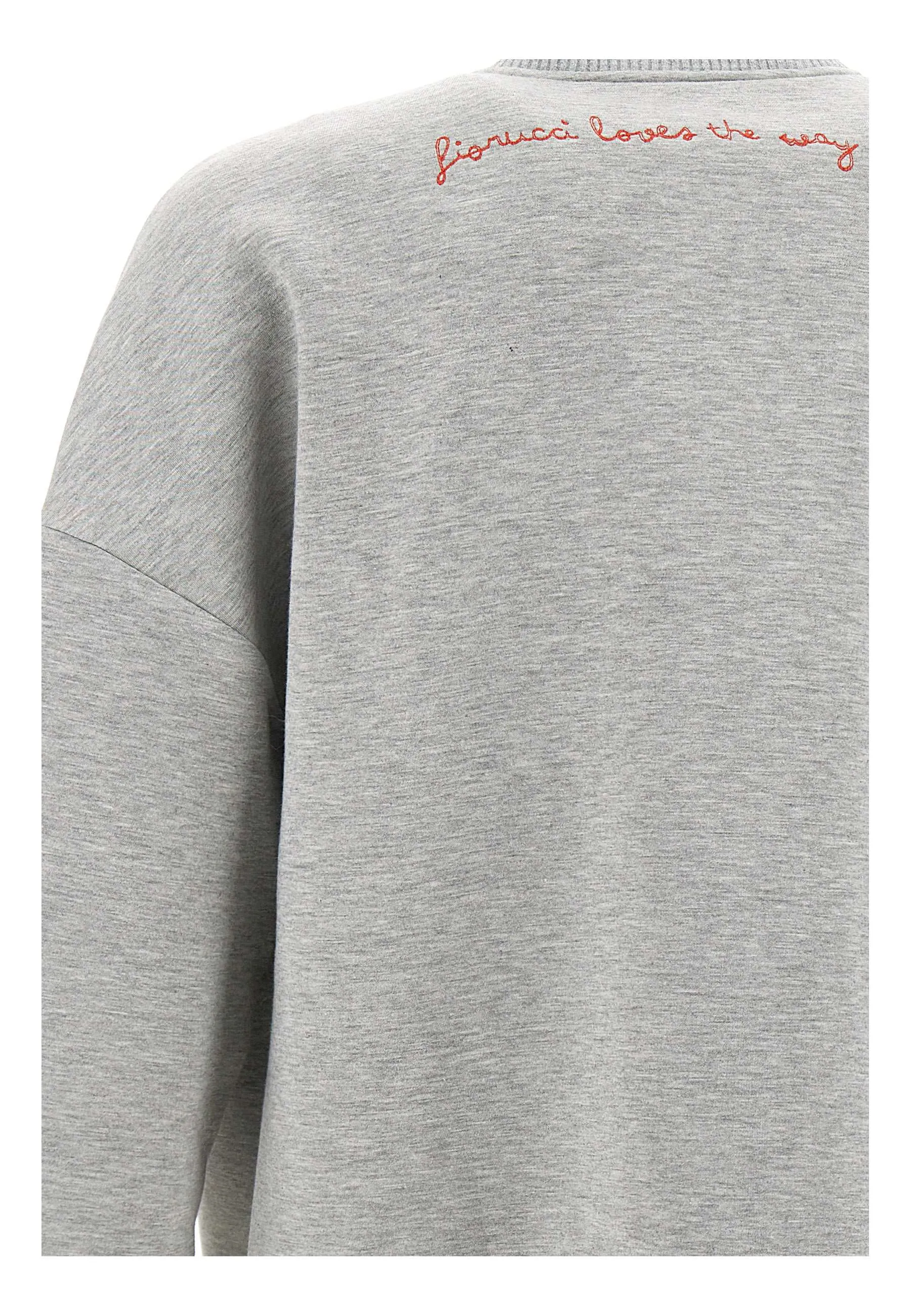 Angel Patch Grey Sweatshirt for Men