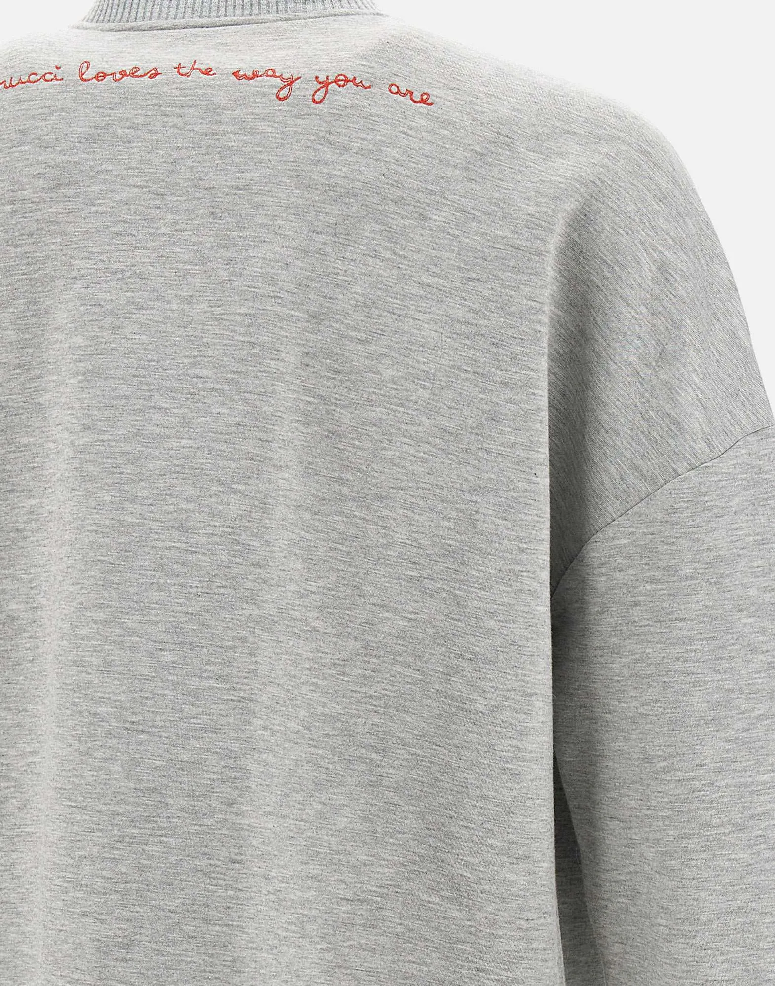 Angel Patch Grey Sweatshirt for Men