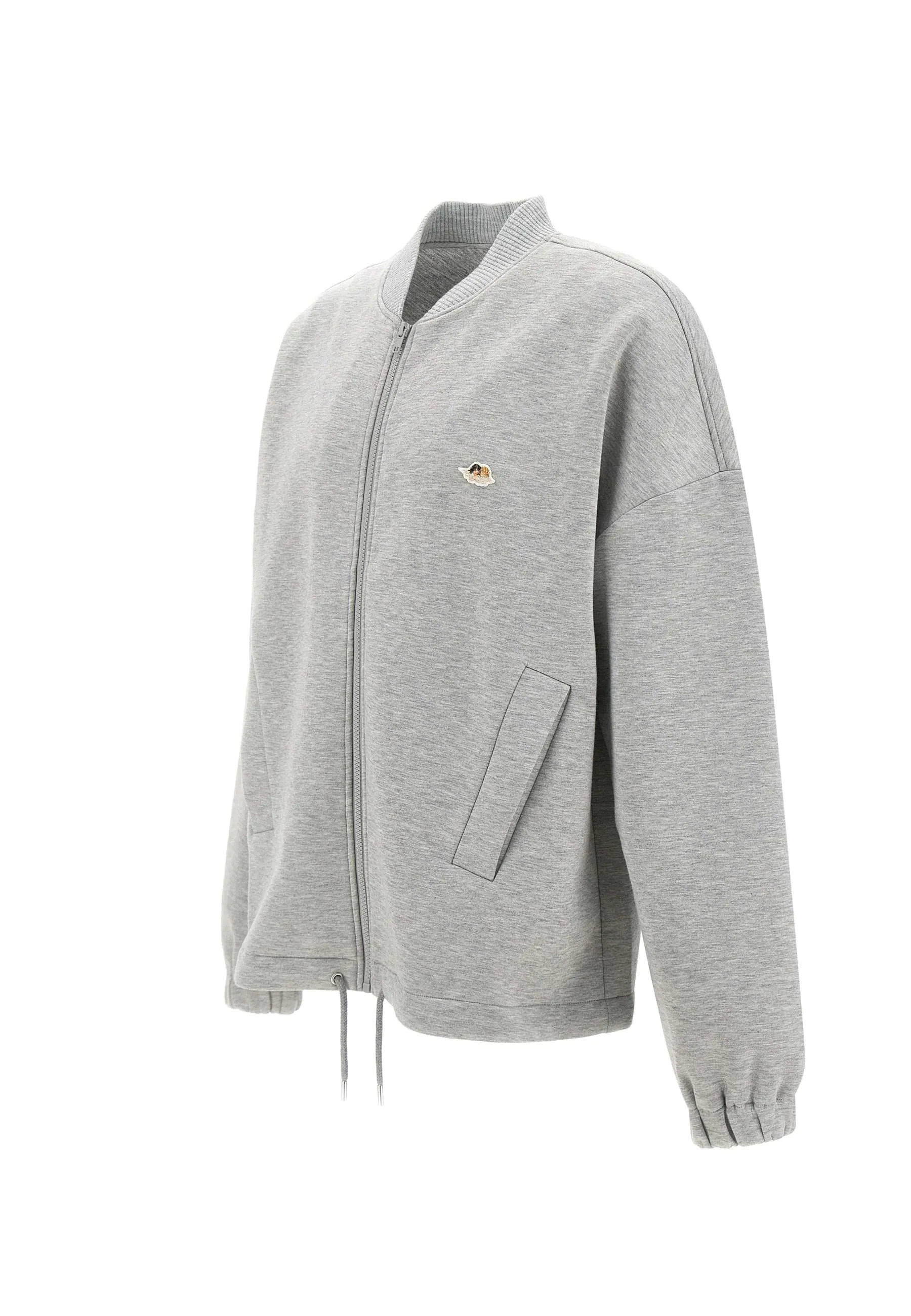 Angel Patch Grey Sweatshirt for Men