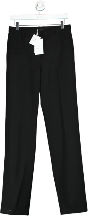 Anine Bing Black Tailored Straight Leg Trousers UK 8