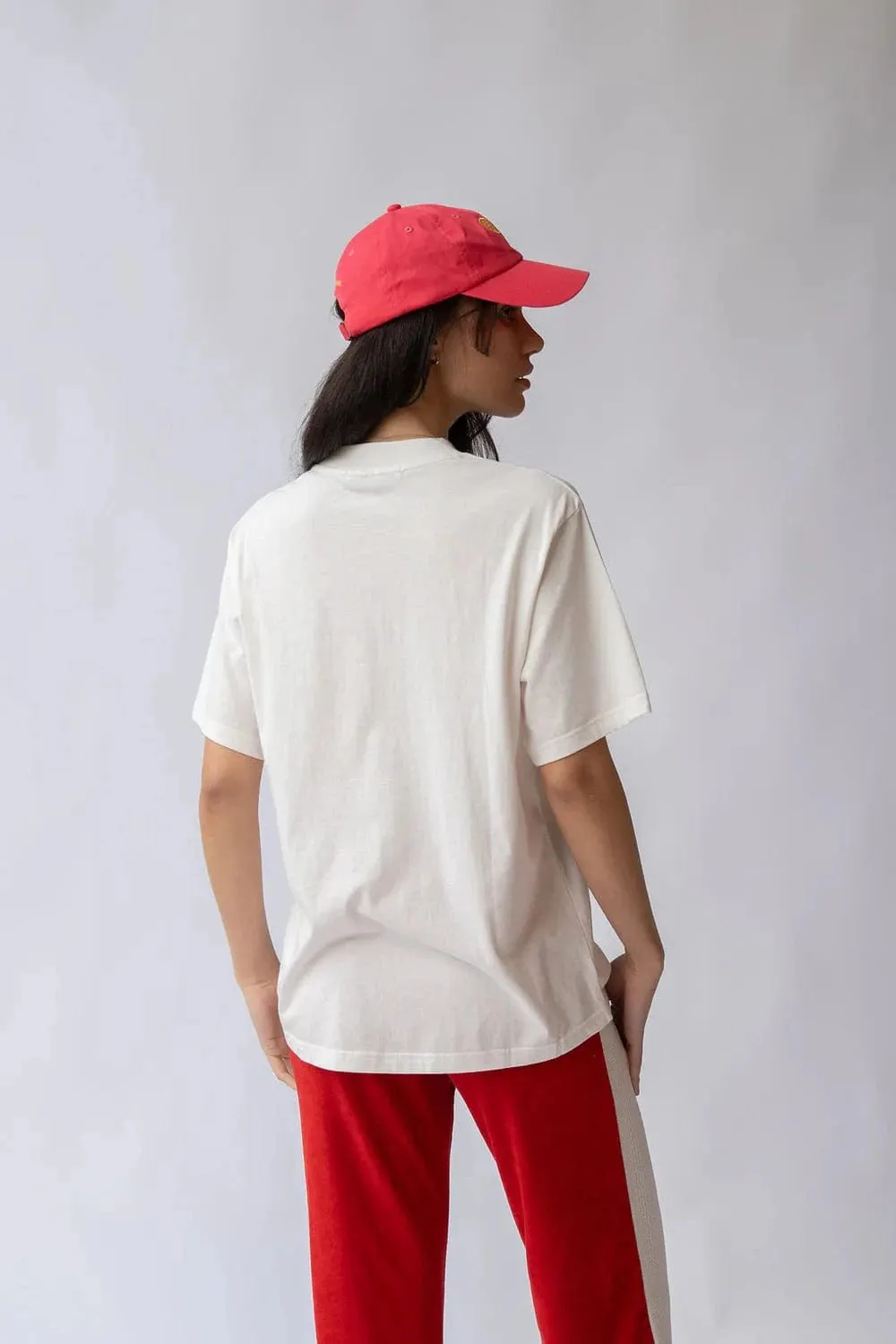 Araminta James | French Tennis Tee - Warm White