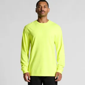 Ascolour Mens Block  Safety L/S Tee-(5054F)