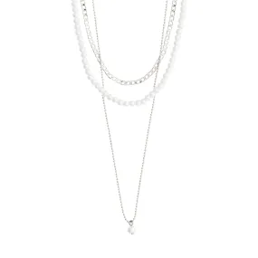 BAKER necklace 3-in-1 set silver-plated