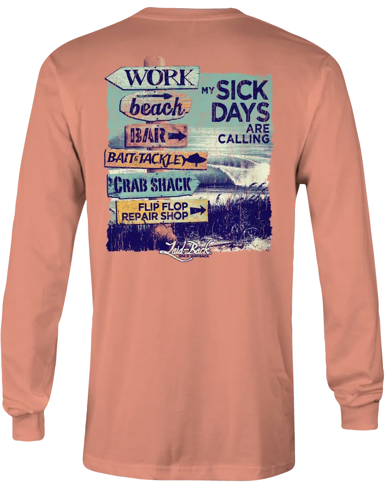 Beach Signs Long Sleeve T-Shirt