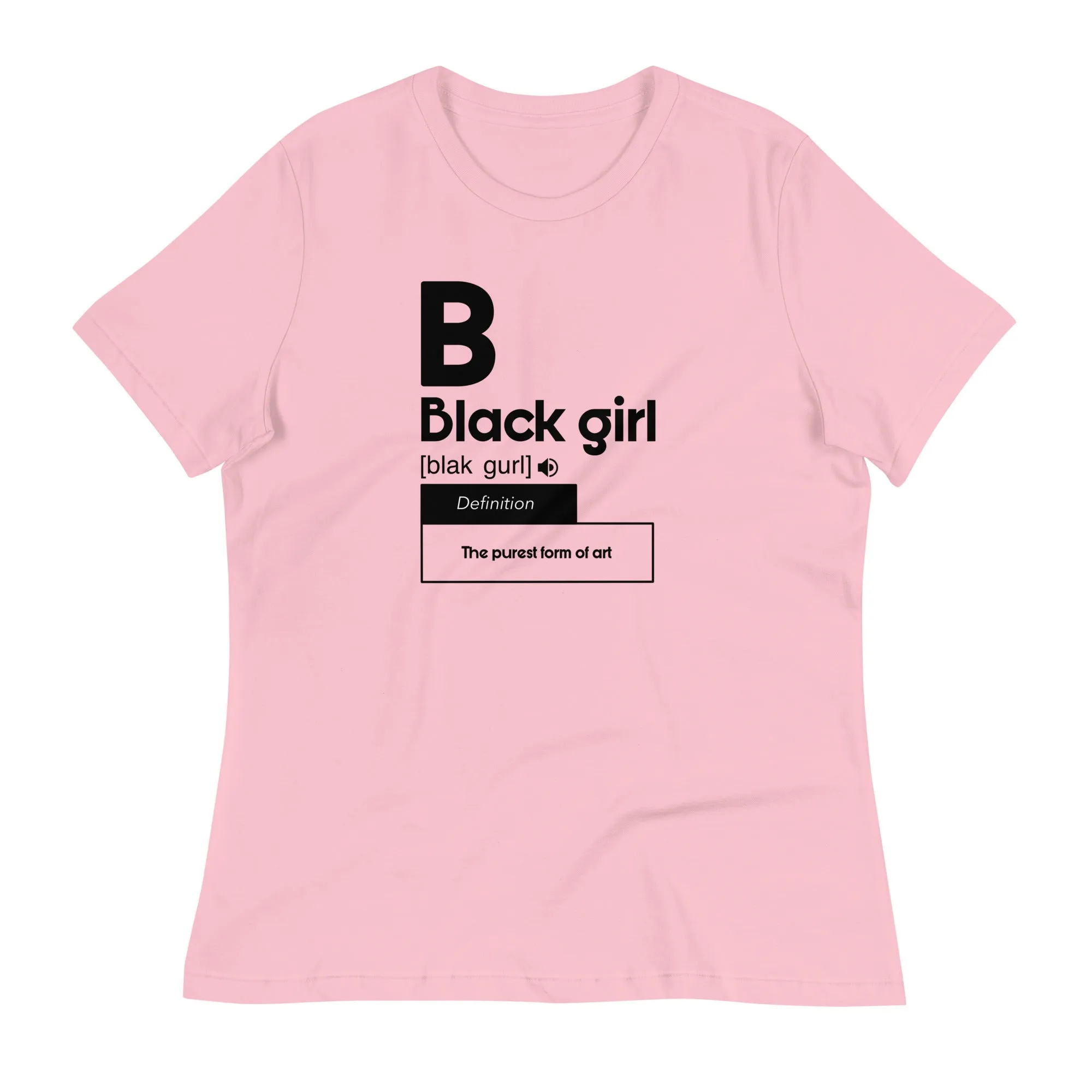 Black Girl Definition - Women's Short Sleeve T-Shirt