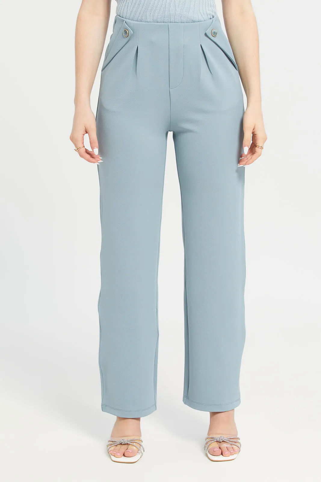 Blue Twill Pants