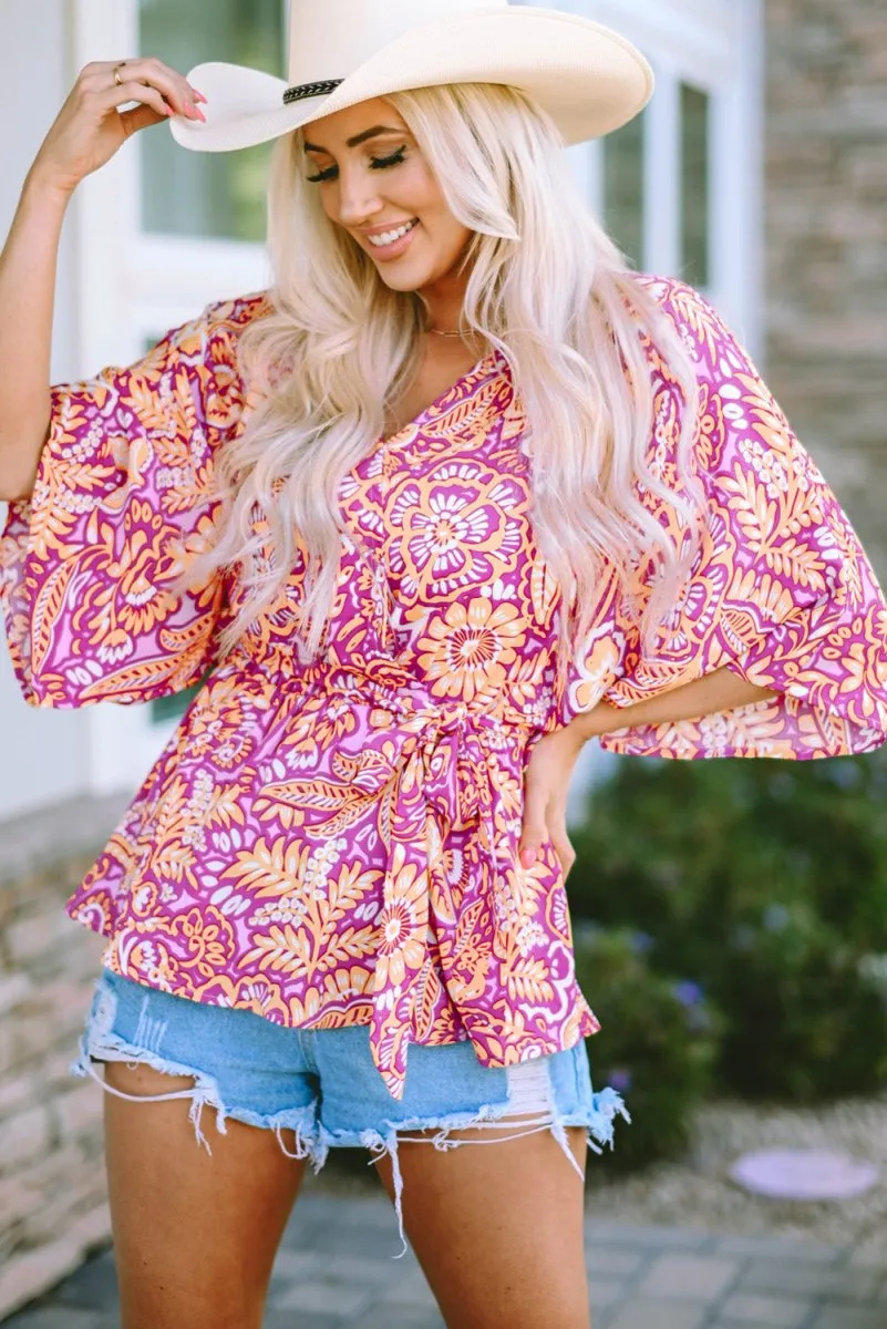 Charming Women's Floral Blouse - Perfect for Any Occasion