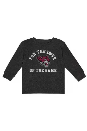 CHICO STATE WILDCATS "FOR THE LOVE" CLASSIC GRAPHIC LONG SLEEVE CREW YOUTH TEE