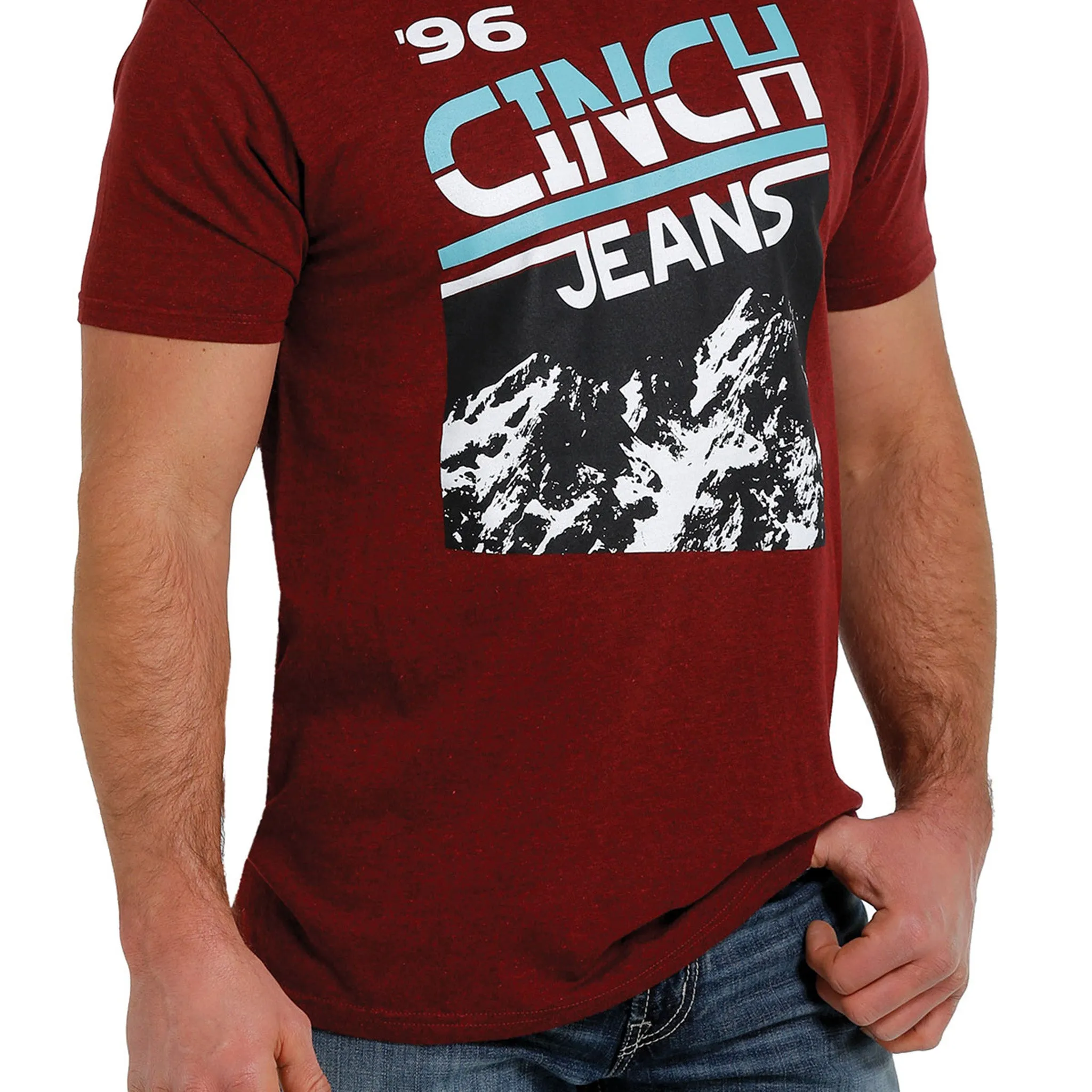 Cinch Men's Jeans 96' Mountain Graphic T-Shirt