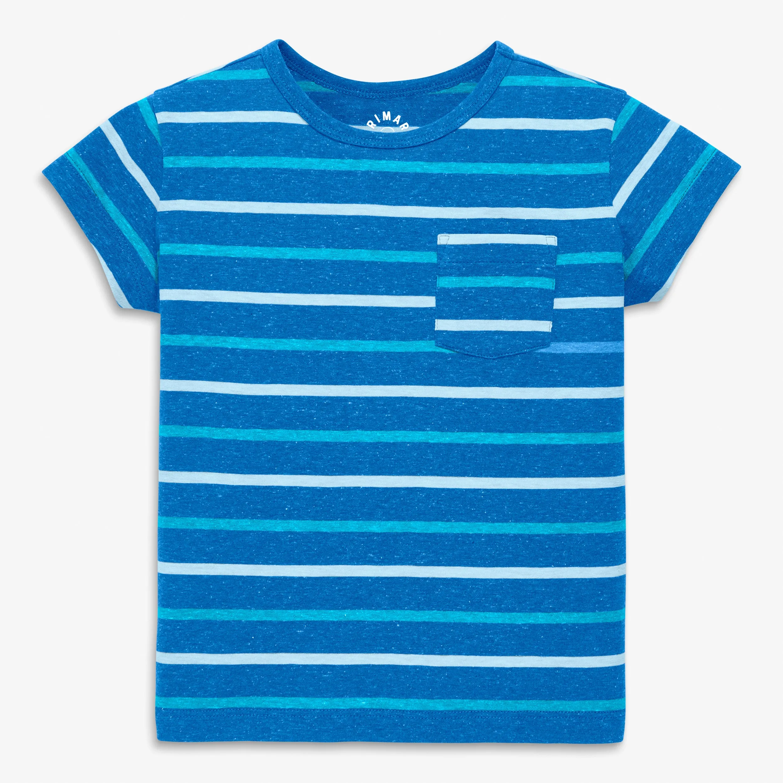 Clearance heathered beach tee in stripe