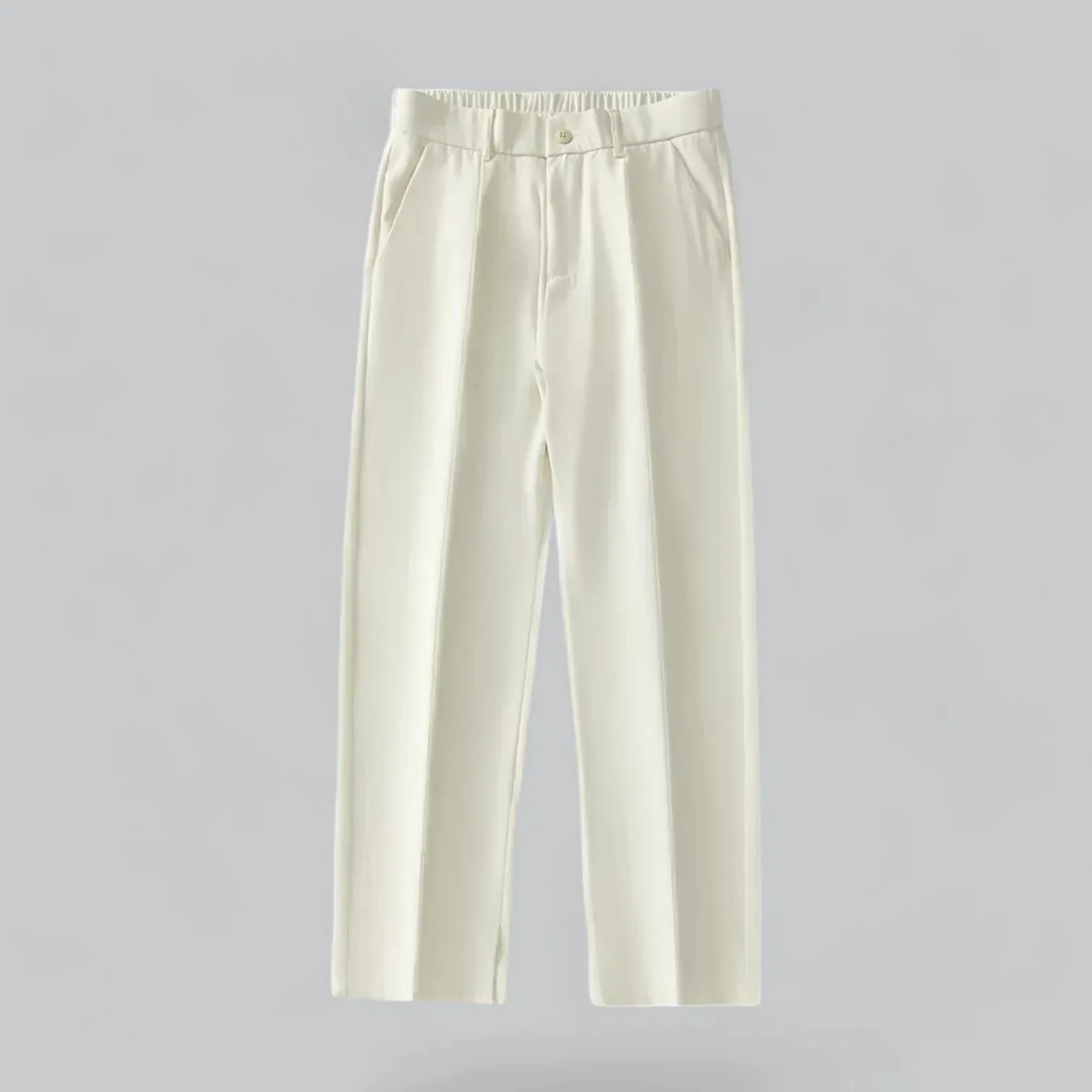 Contemporary Men's Wide-Leg Trousers for Everyday Comfort