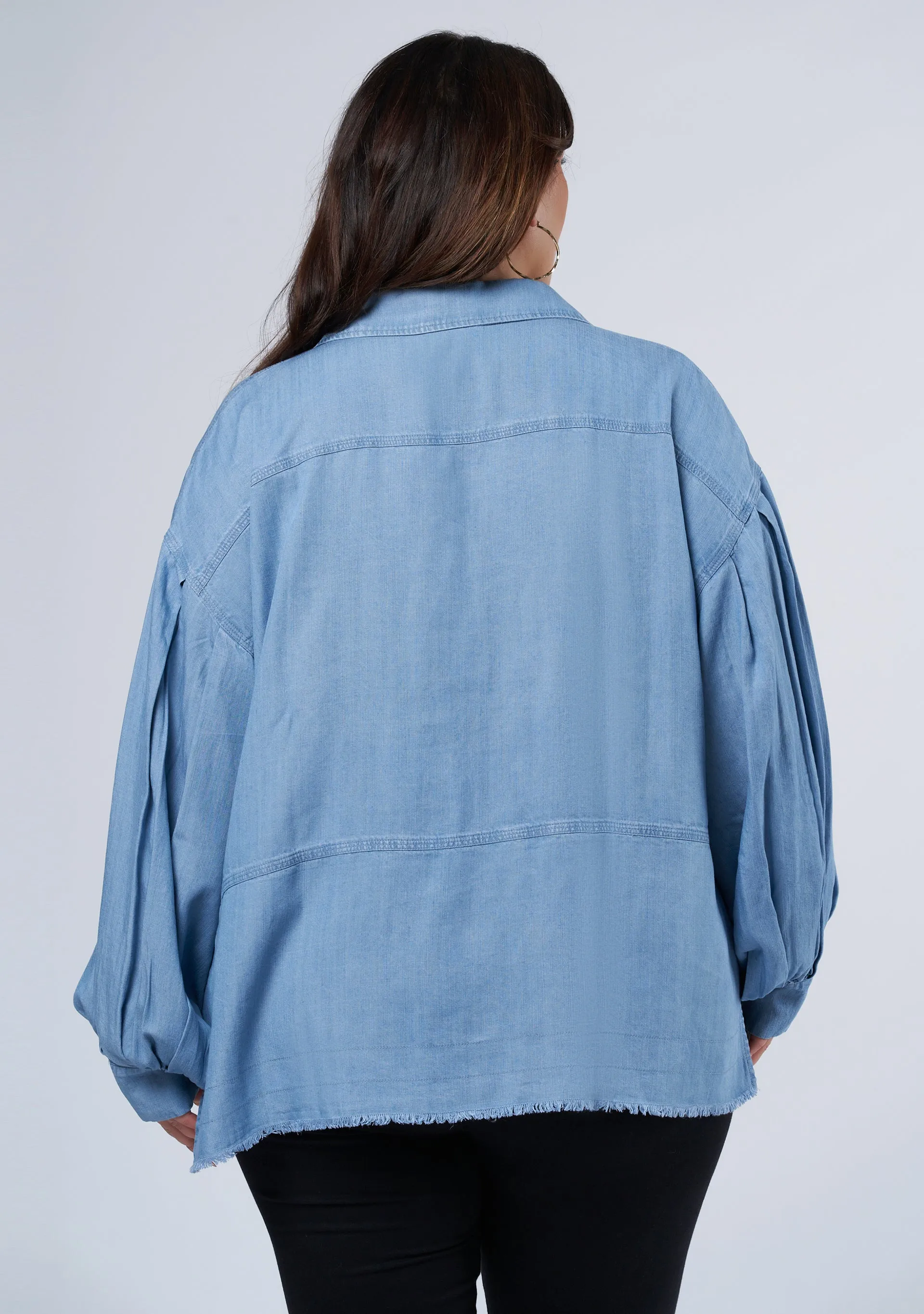 Corbin Chambray Blouse