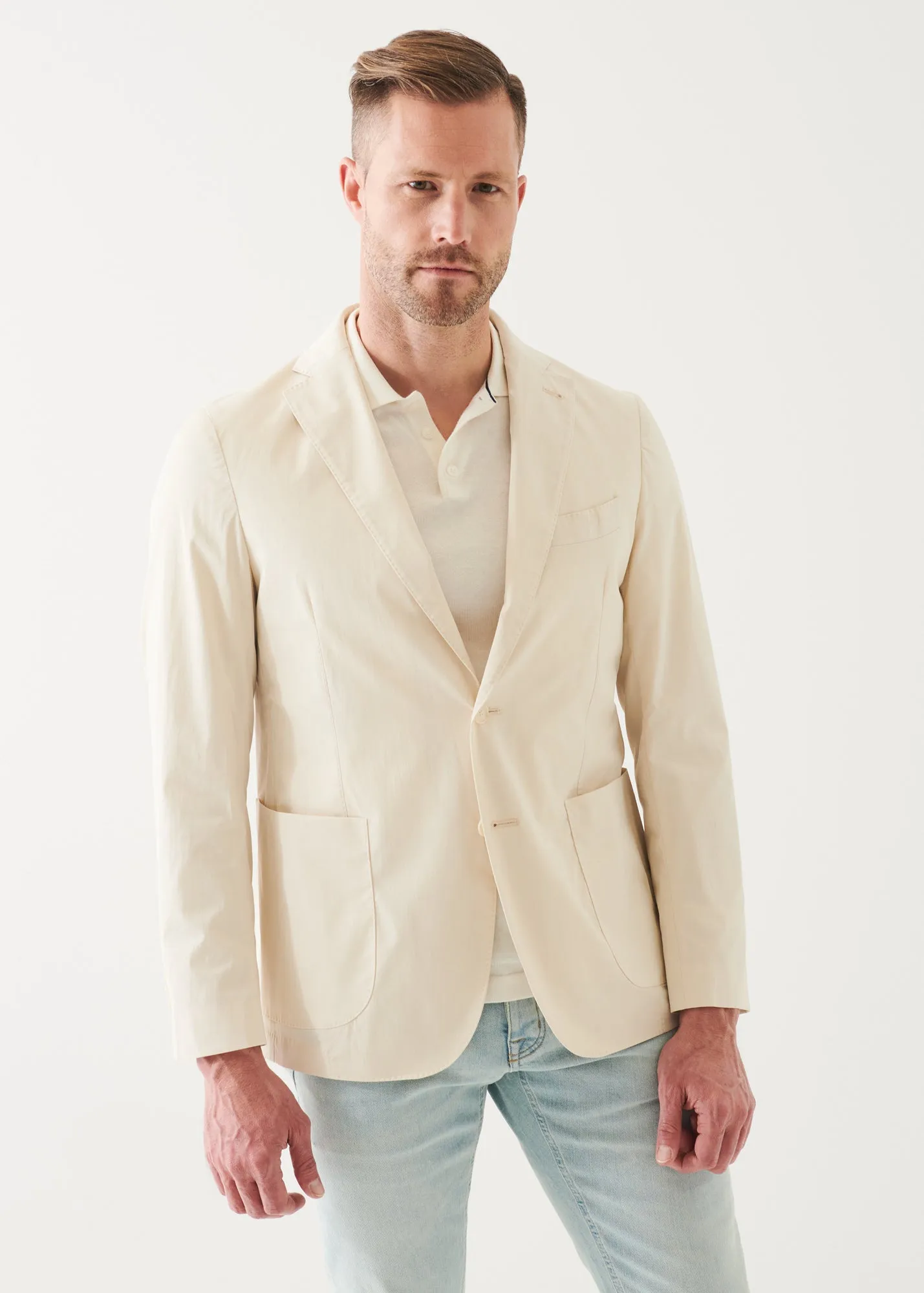 Cotton Blend Blazer