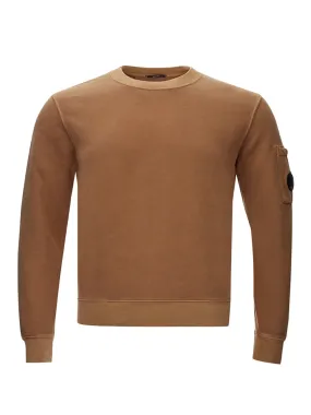 C.P. Company Chic Camel Brown Cotton Sweatshirt