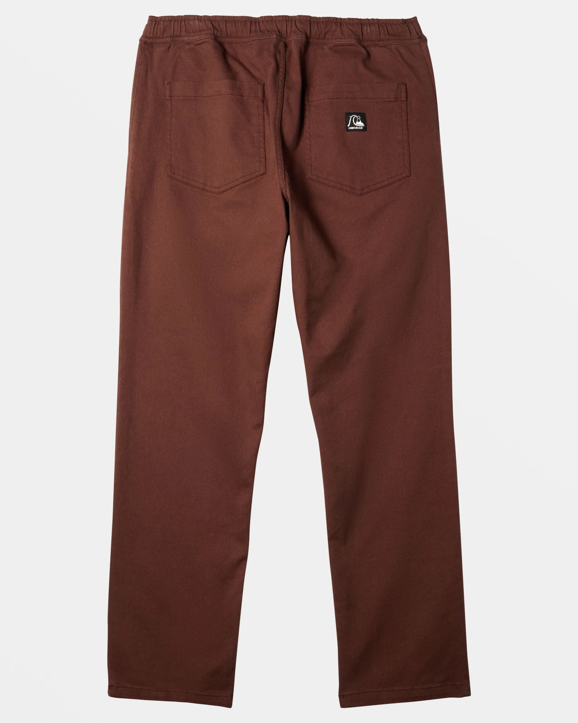 DNA Beach Elastic Waist Pants - Brown Stone