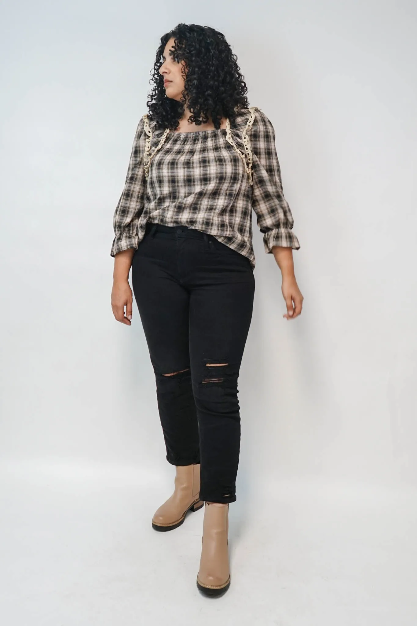 Elsie Square Neck Blouse