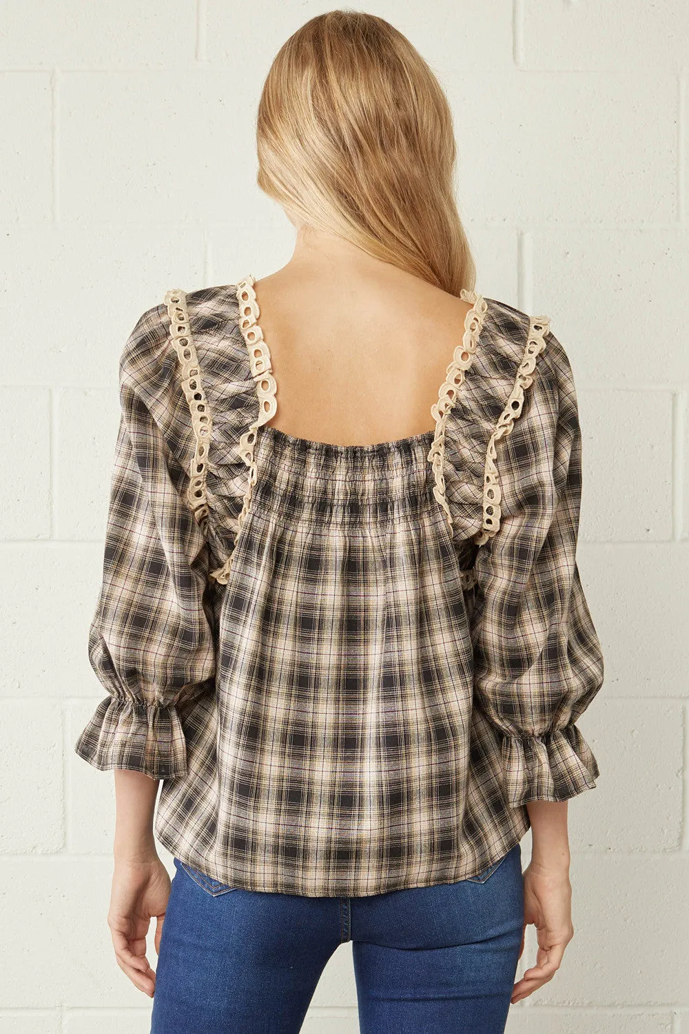 Elsie Square Neck Blouse