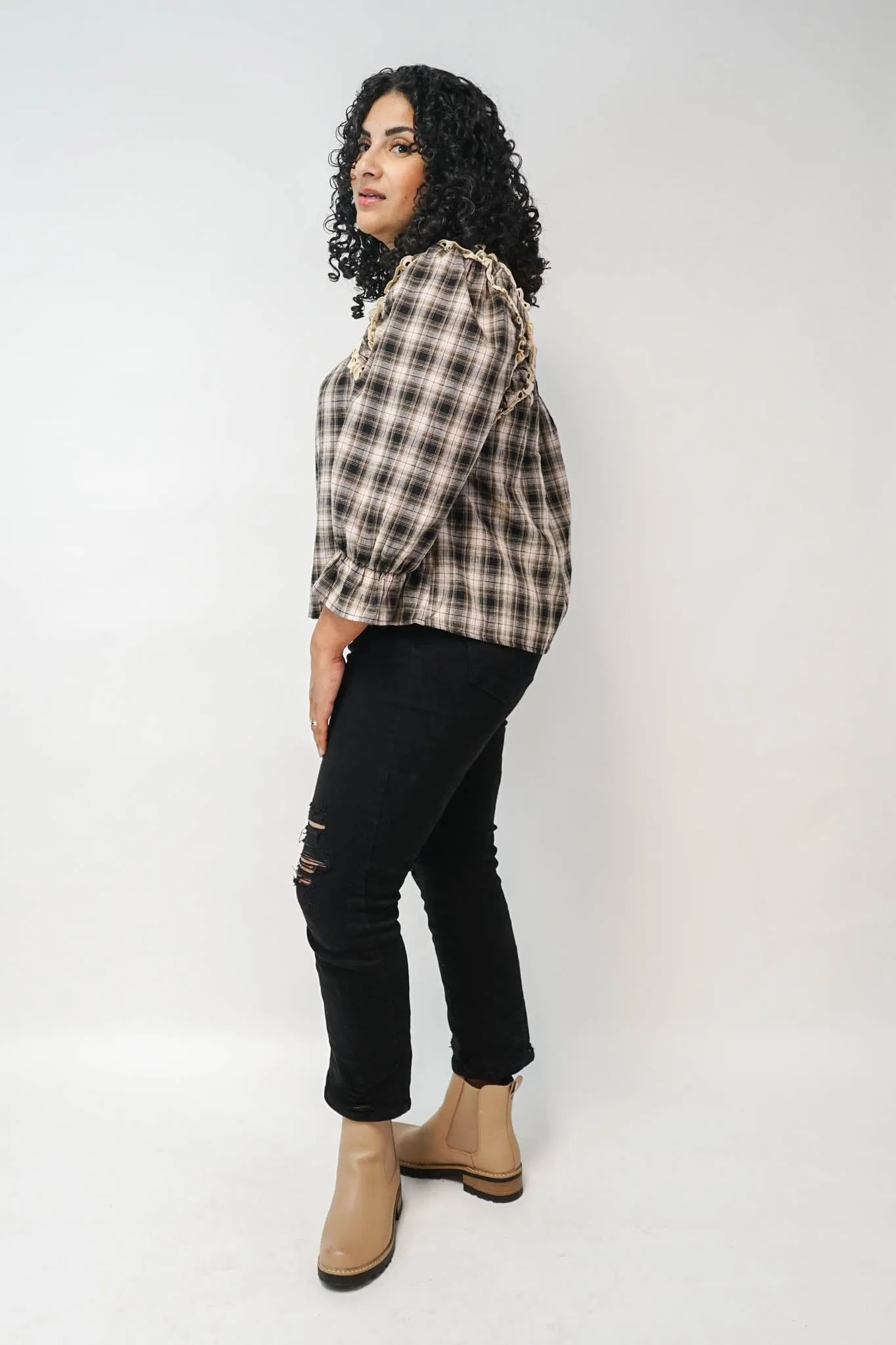 Elsie Square Neck Blouse