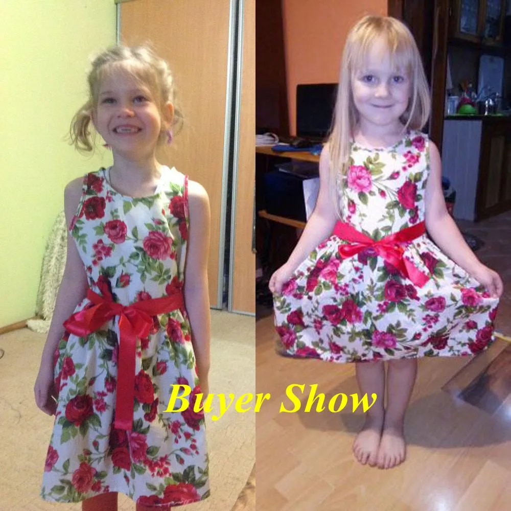 Floral Children Baby Girls Dresses