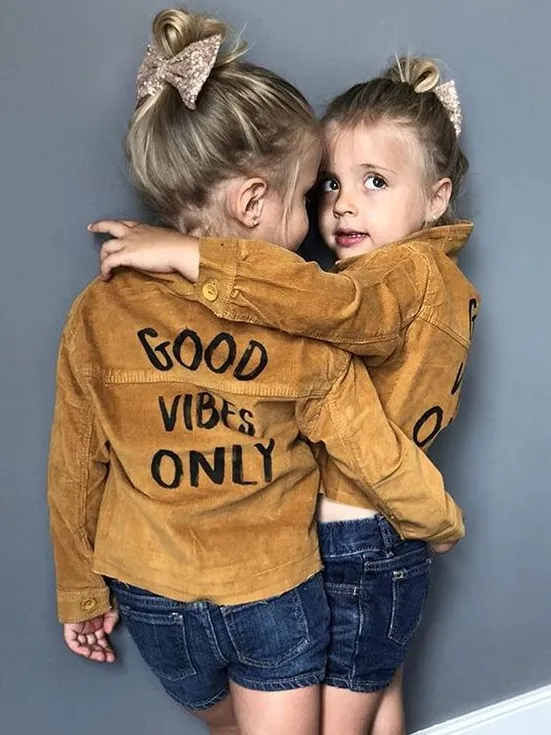 Good Vibes Only Corduroy Jacket