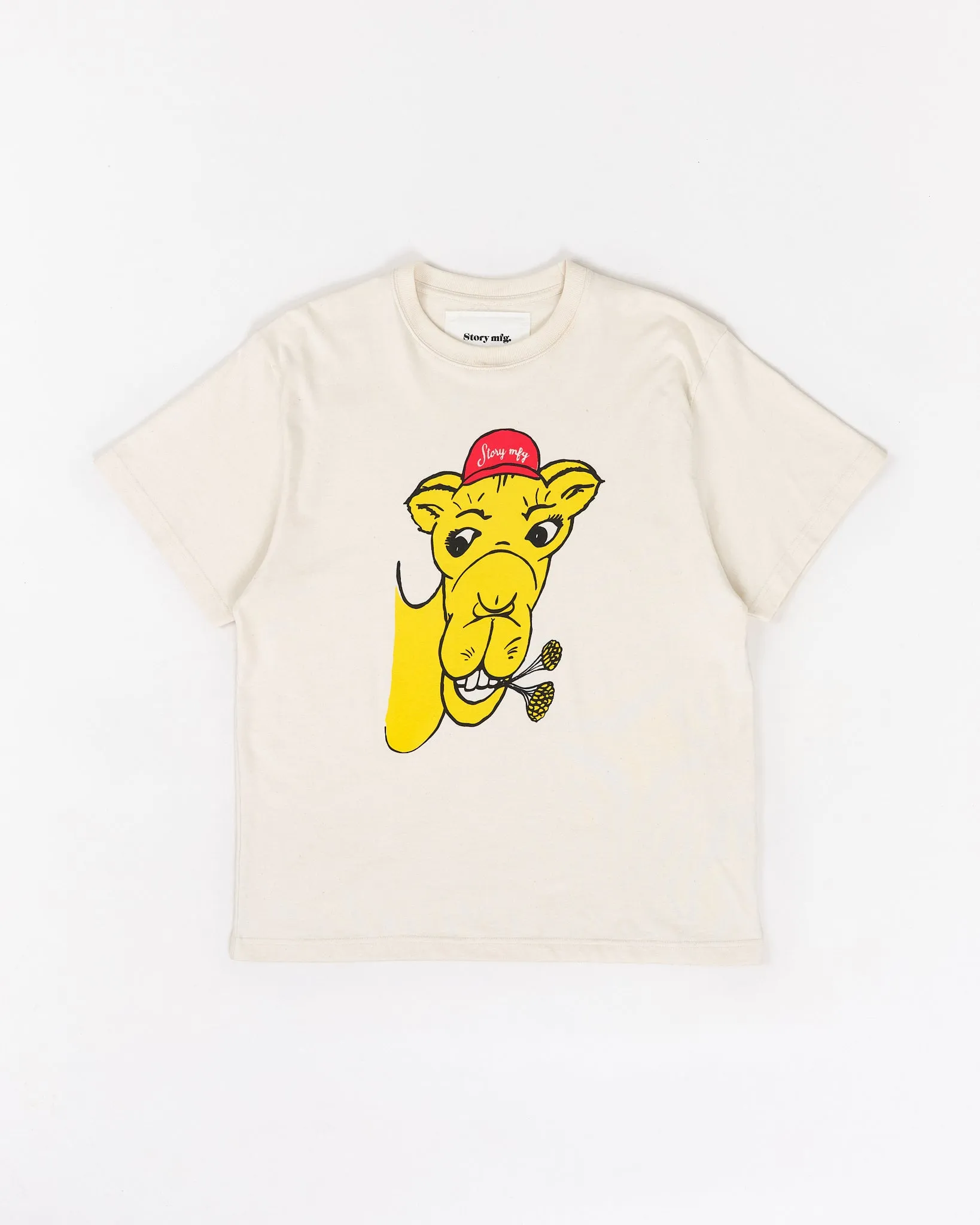 Grateful Tee SS - Ecru Camel