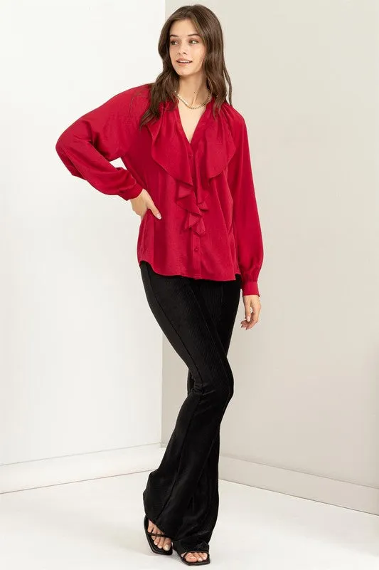 High Demand Ruffled Chic Blouse