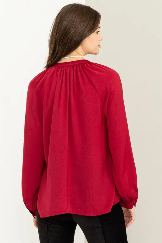 High Demand Ruffled Chic Blouse