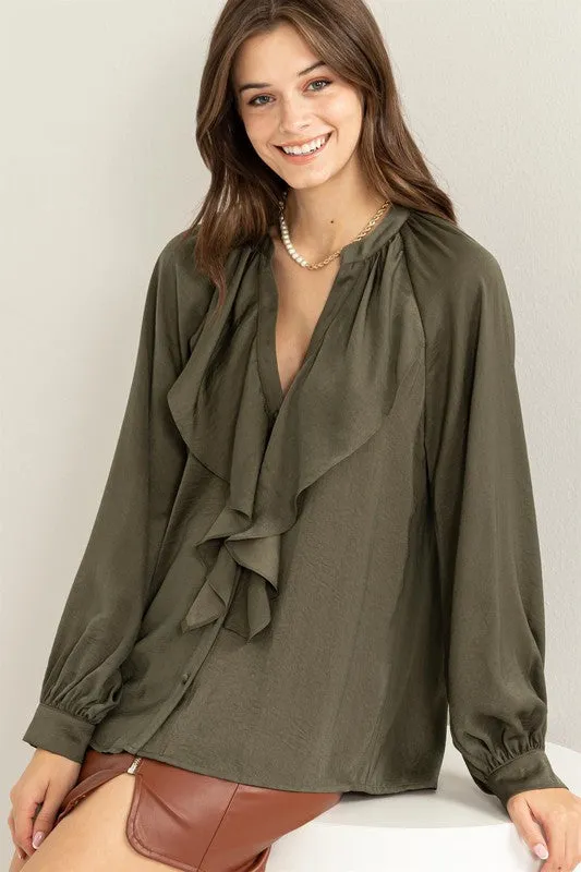 High Demand Ruffled Chic Blouse