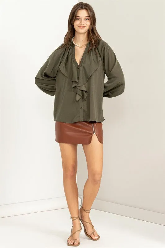 High Demand Ruffled Chic Blouse