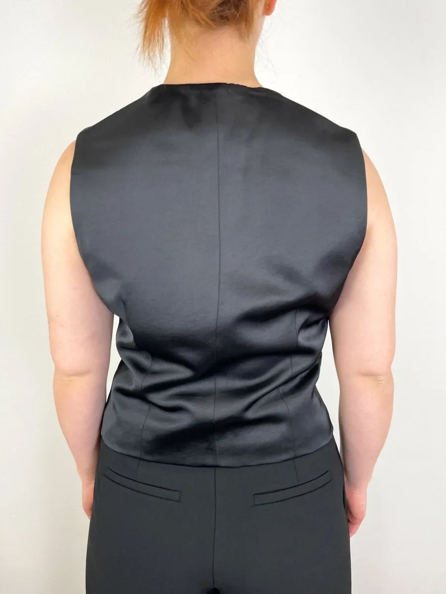 Isla Waistcoat in Black