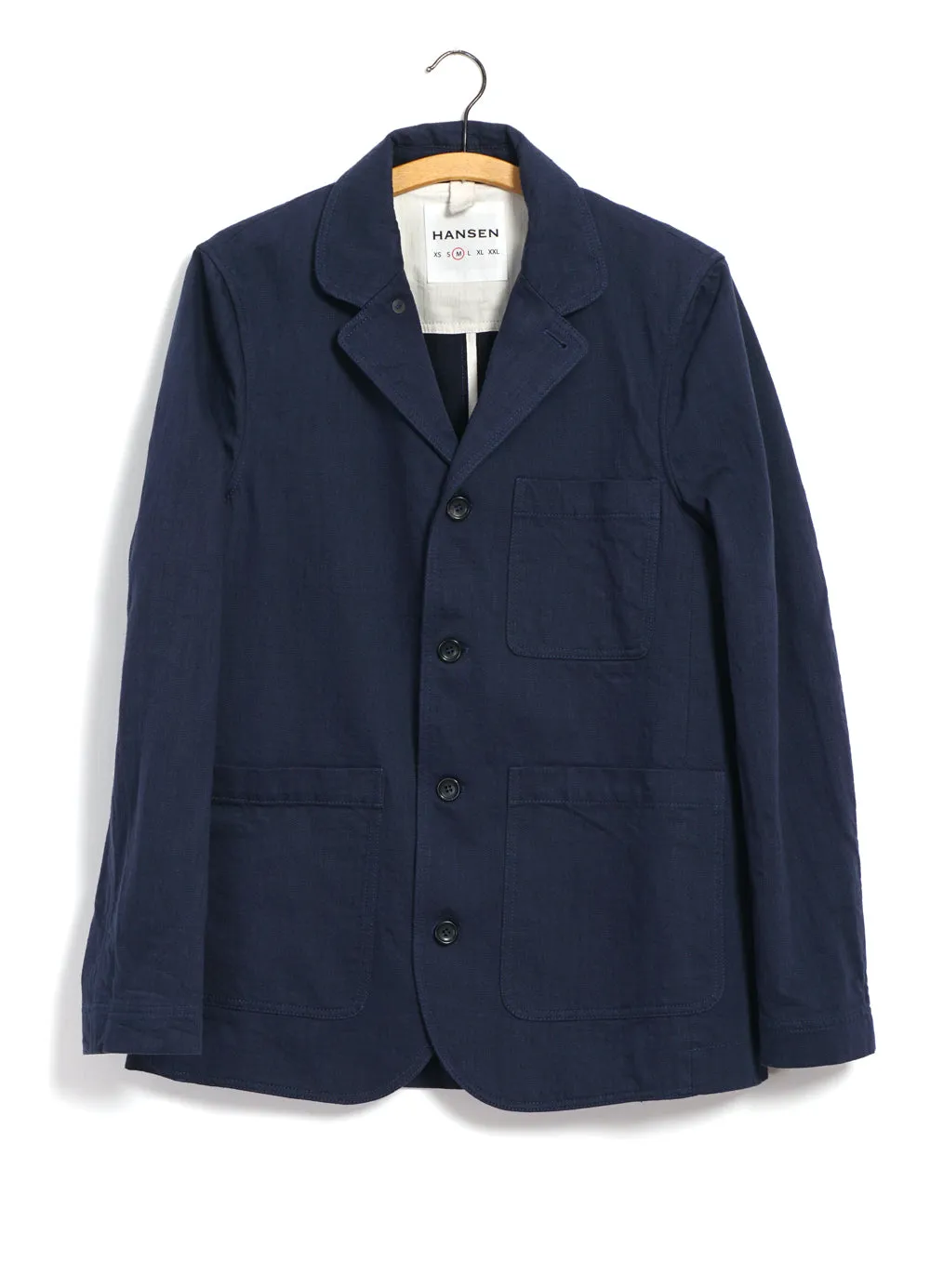 JOSEF | Refined Workwear Jacket | Navy Slub