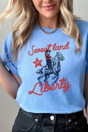 Land Of Liberty Short Sleeve Relaxed Fit T-Shirt