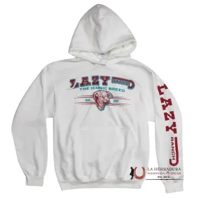 LAZY J RANCH WHITE HOODIE