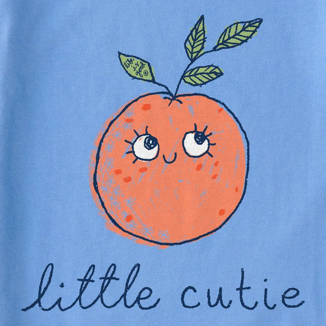 Life is Good Toddler LS Crusher Little Cutie CORNFLOWER BLUE