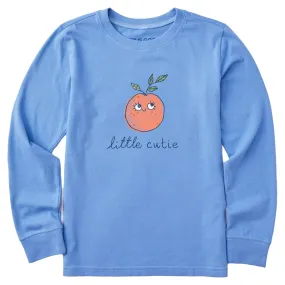 Life is Good Toddler LS Crusher Little Cutie CORNFLOWER BLUE