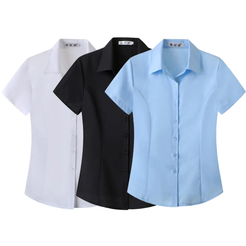 Margot - Classic Business Short Sleeve Blouse for Women