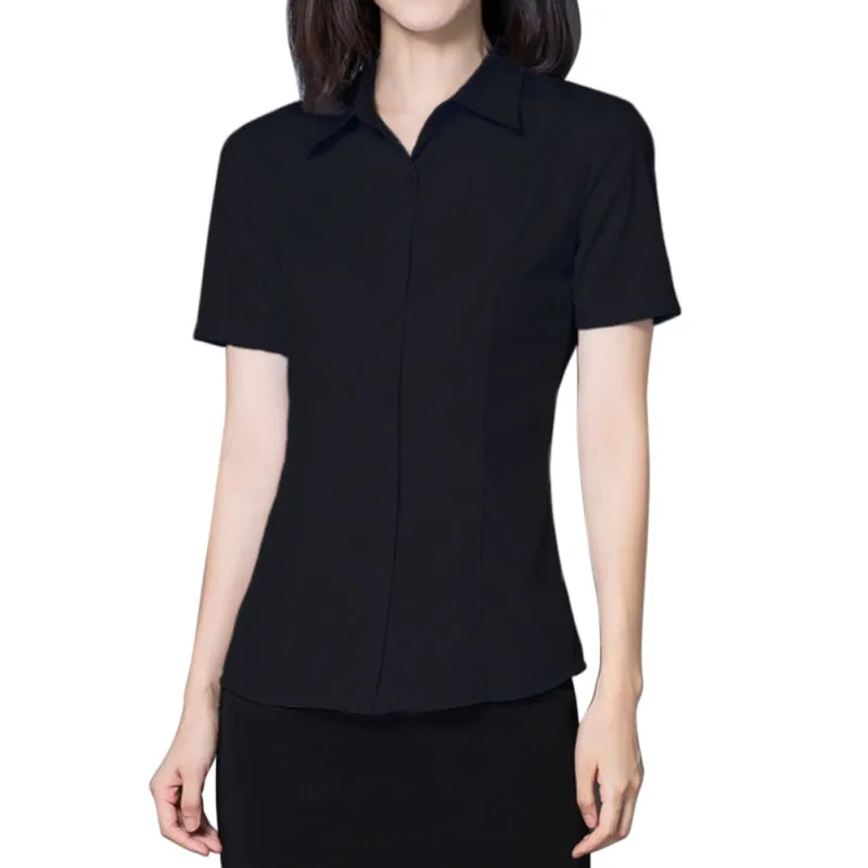 Margot - Classic Business Short Sleeve Blouse for Women