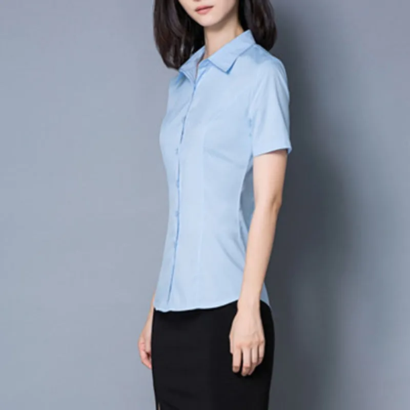 Margot - Classic Business Short Sleeve Blouse for Women