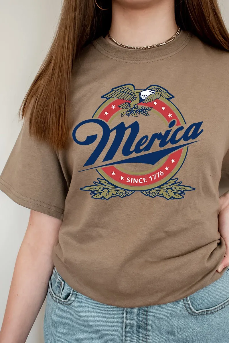 Merica Short Sleeve Relaxed Fit T-Shirt