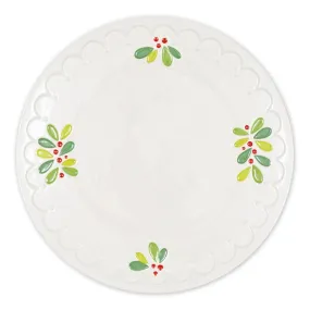 Mistletoe Sprigs Platters Set of 2