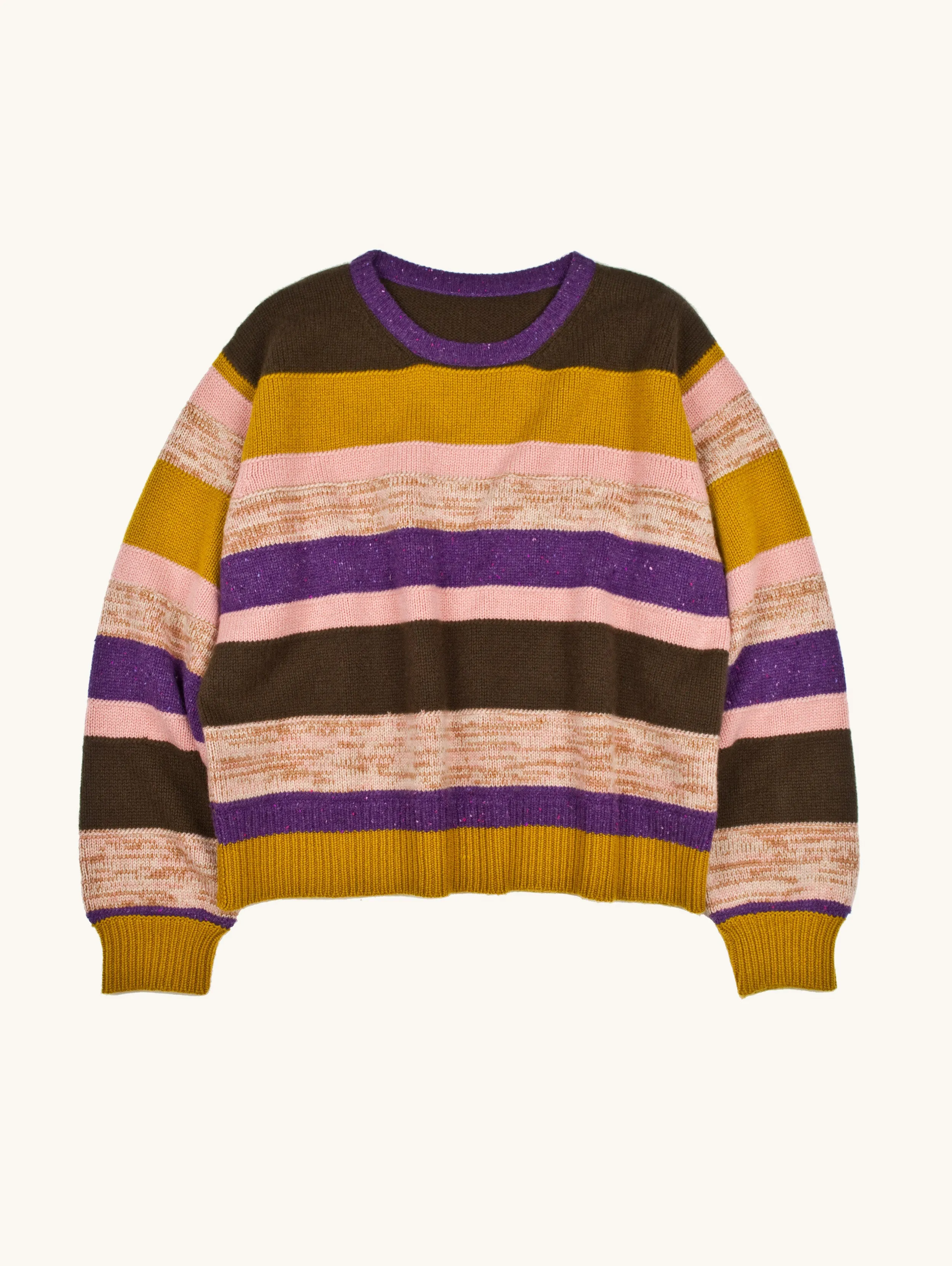 Multi Stripe Cashmere Sweater