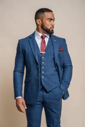 Orson Blue Tweed Blazer