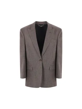 Oversize Single-Breasted Wool Blazer