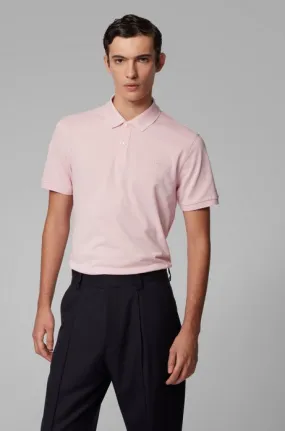 Regular-fit polo shirt in Pima-cotton piqué Style Pallas - 50425985 LIGHT PINK