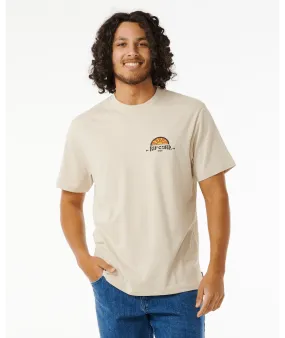 Rip Curl Tubed And Hazed Tee-Vintage White