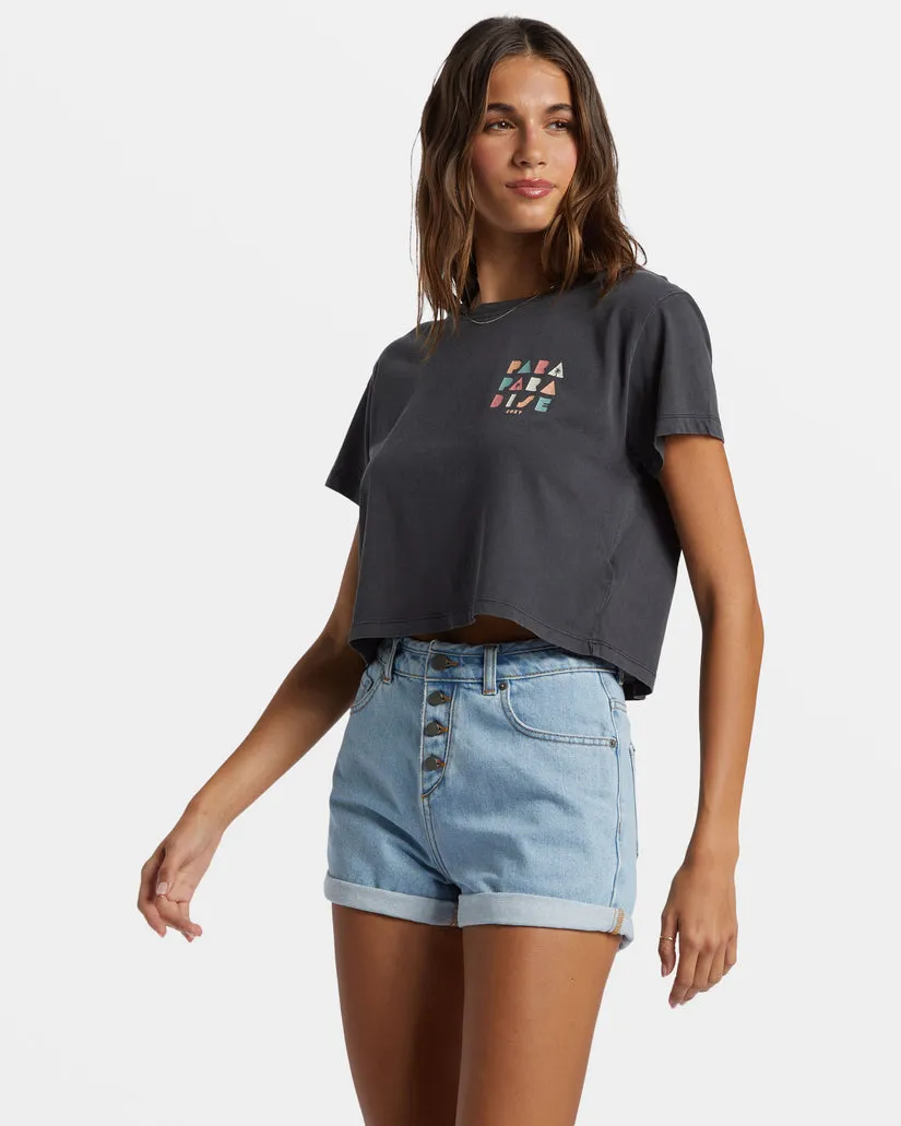 Roxy Para Paradise Tee-Phantom